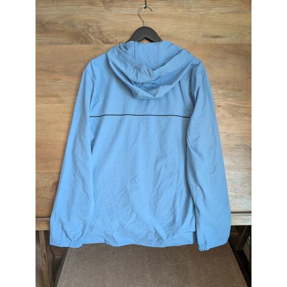 Travis Mathew Travel Bliss Hoodie Mens XL Captains Blue Long Sleeve 1/4 Zip NWT - Picture 2 of 4